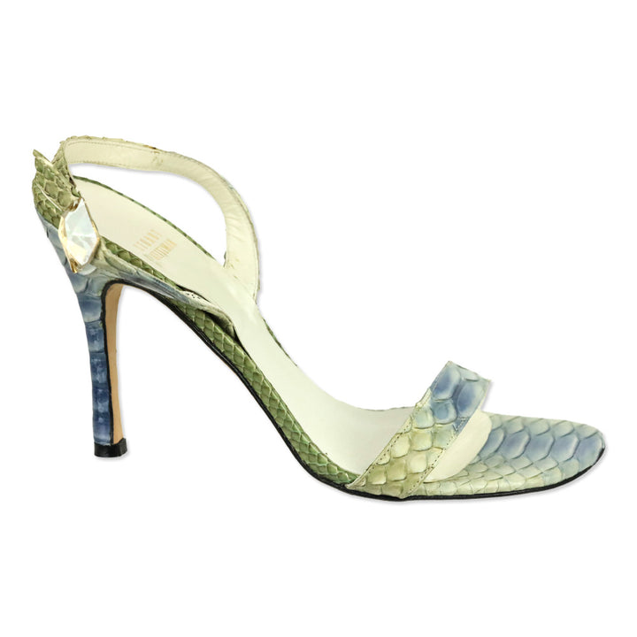 Stuart Weitzman Sea Luau Python Juliart Sandal