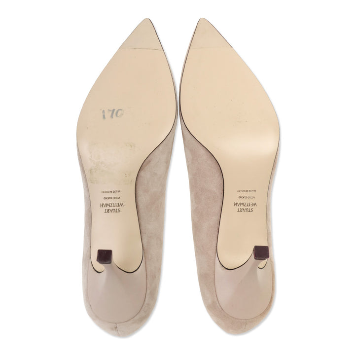 Stuart Weitzman Tippi 70 Dolce Combo Suede Pump