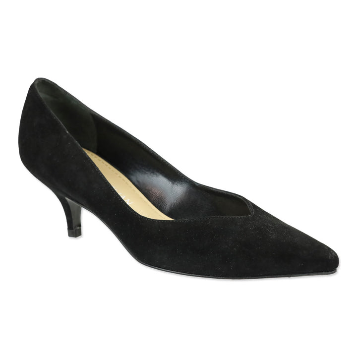Stuart Wietzman Black Suede Pump