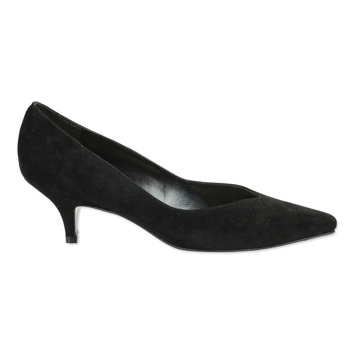 Stuart Wietzman Black Suede Pump