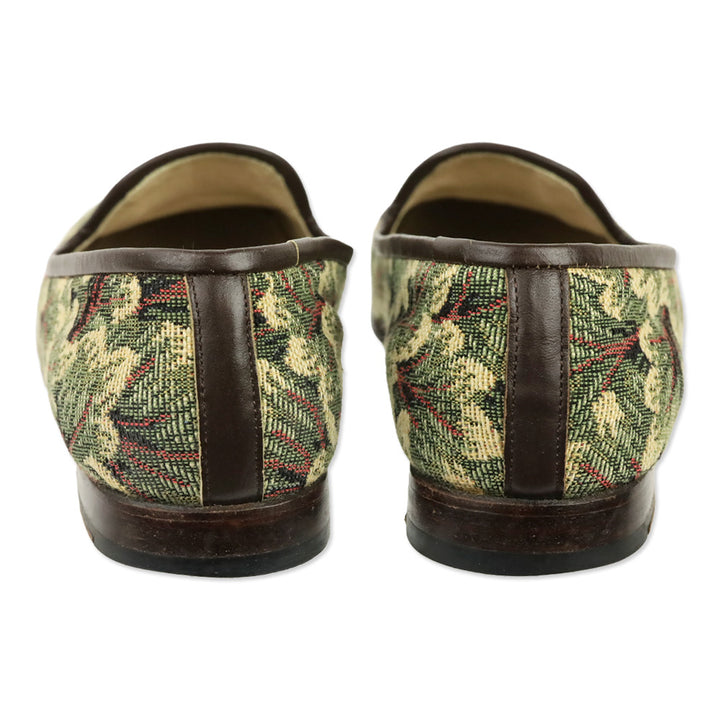 Stubbs & Wooton Baroque Foliage Tapestry Smoking Slippers