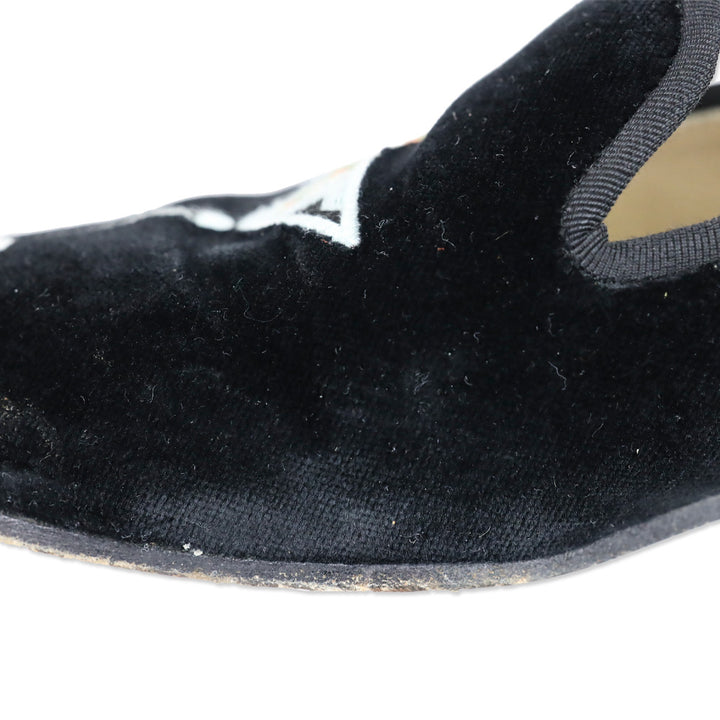 Stubbs & Wootton Martini Black Velvet Loafer