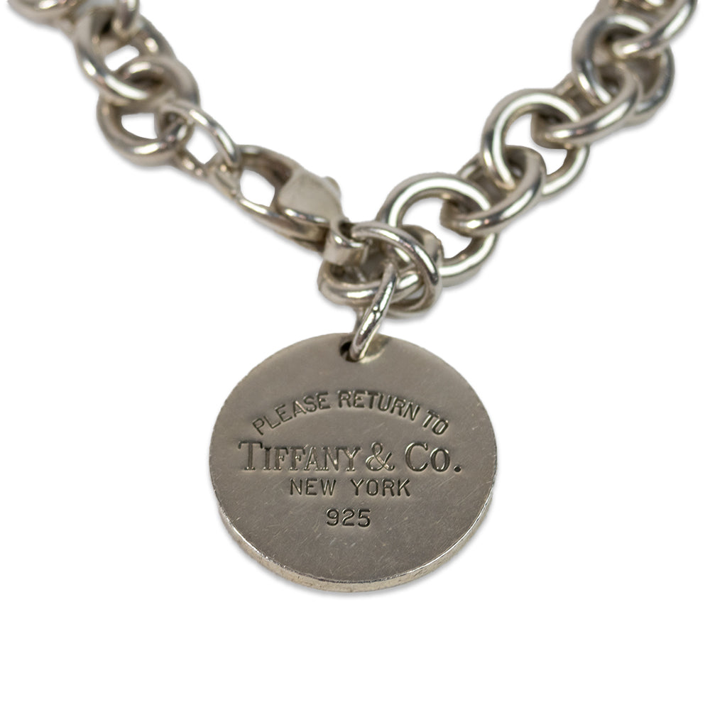 TIFFANY & CO. SILVER CHAIN TAG BRACELET