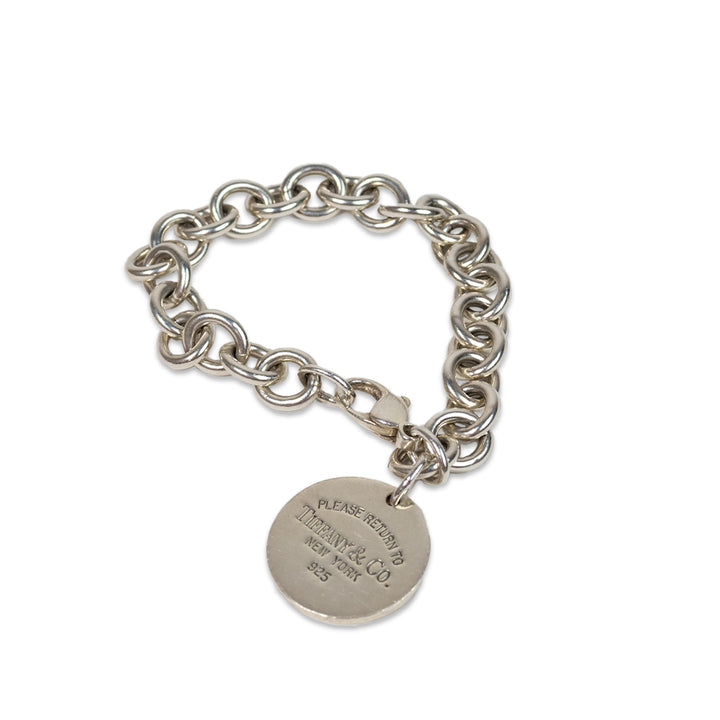 TIFFANY & CO. SILVER CHAIN TAG BRACELET