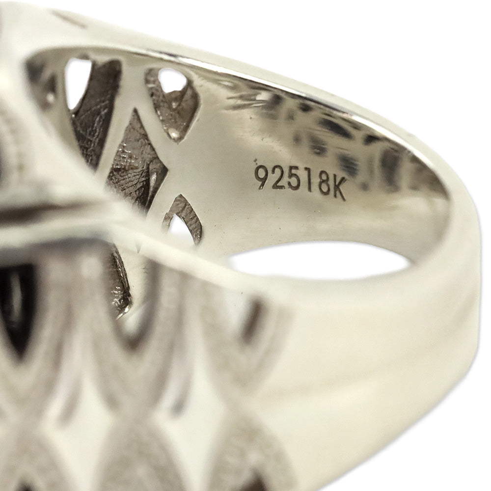 Tacori Sterling Silver and 18K Gold Cushion Onyx Ring