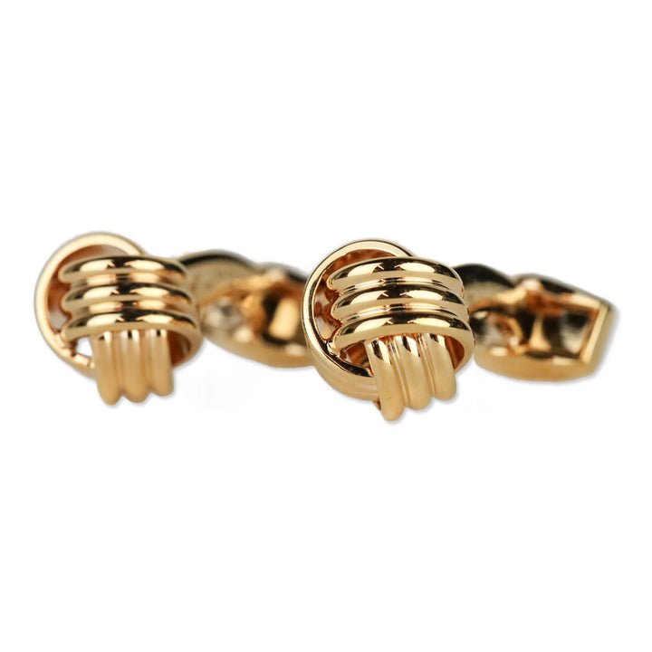 Tateossian Rose Gold Cable Knot Cufflinks