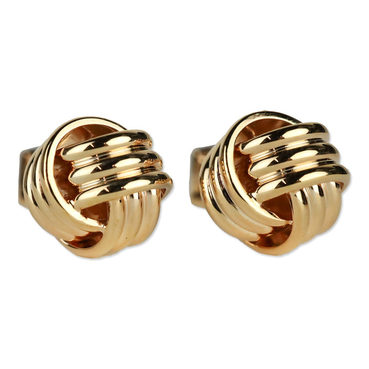 Tateossian Rose Gold Cable Knot Cufflinks