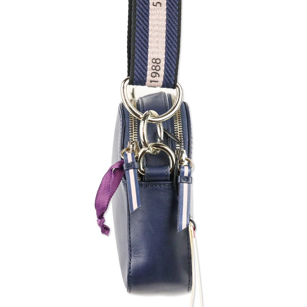 Ted Baker Navy Darcelo Branded Webbing Camera Bag