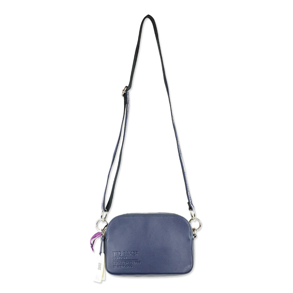 Ted Baker Navy Darcelo Branded Webbing Camera Bag