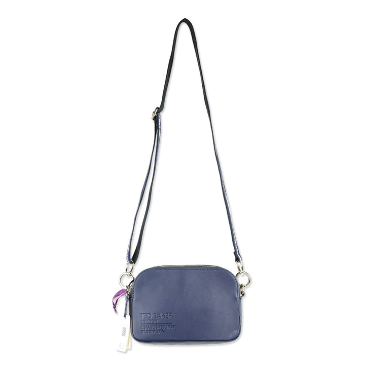Ted Baker Navy Darcelo Branded Webbing Camera Bag