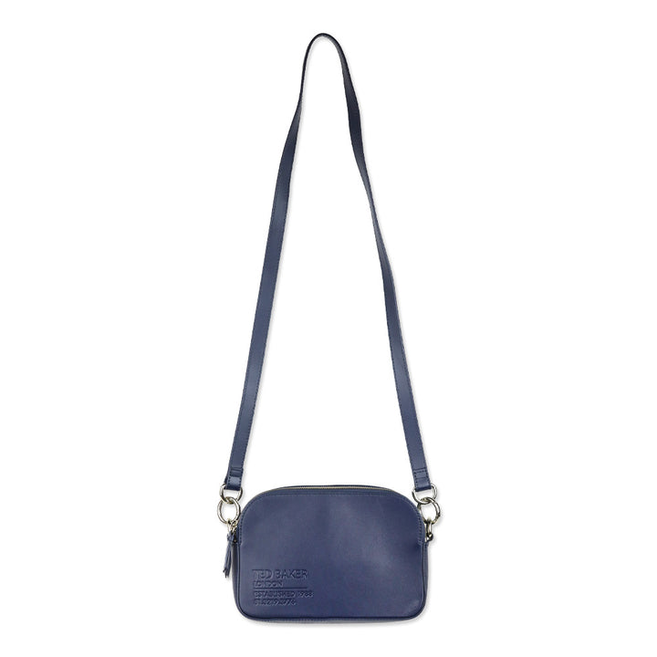 Ted Baker Navy Darcelo Branded Webbing Camera Bag