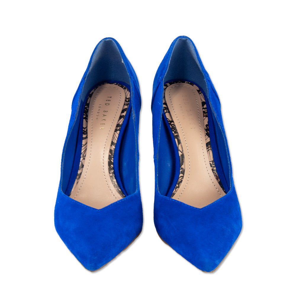 Ted Baker Orlays Blue Suede Pumps