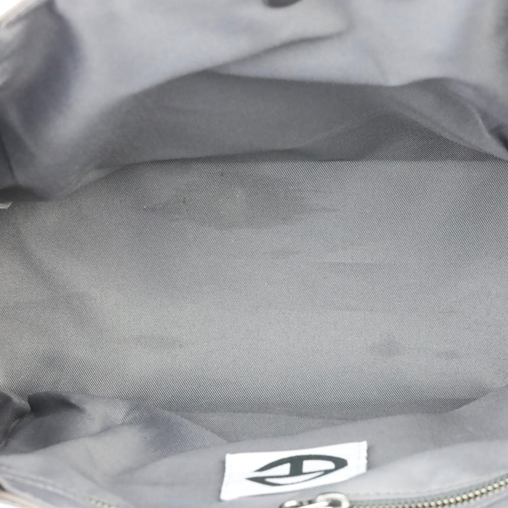 Telfar Gray Leather Medium Shopping Tote Bag