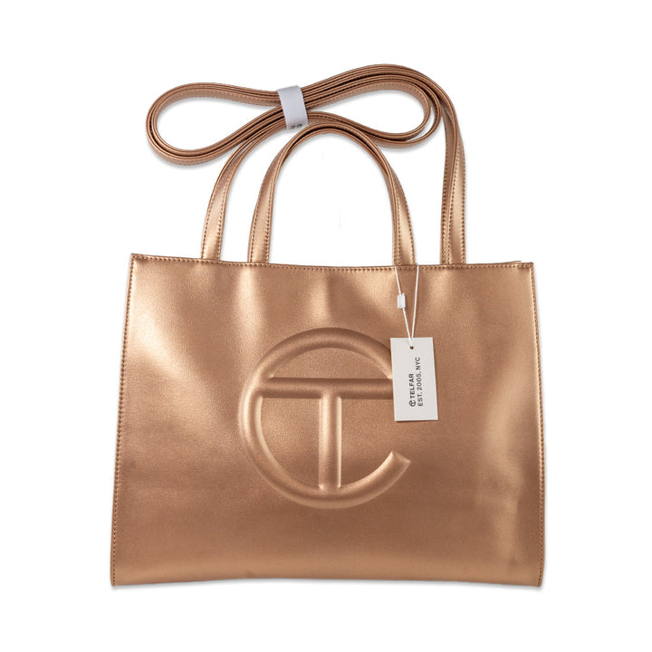 Telfar Medium Copper Shopping Tote