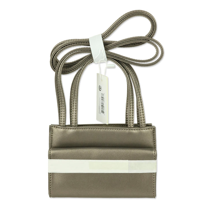 Telfar Small Bronze Vegan Leather Shopping Bag