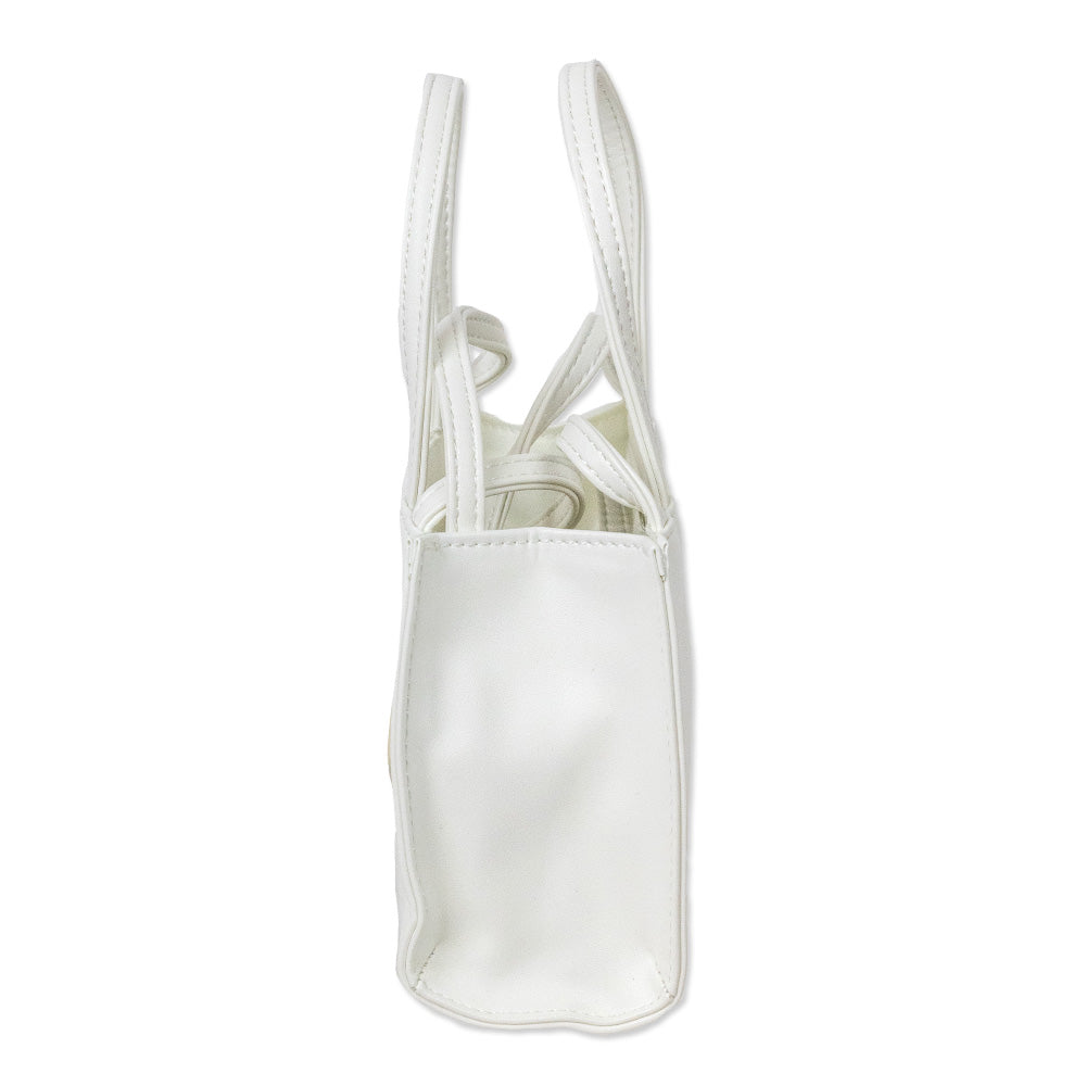 Telfar White Small Shopping Tote