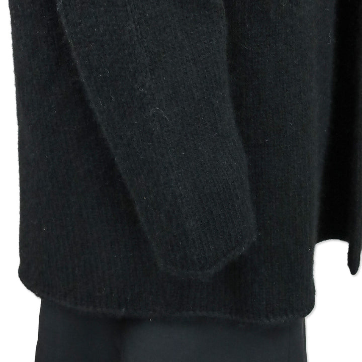 The Elder Statesman Black Shawl-Collar Cashmere Cardigan