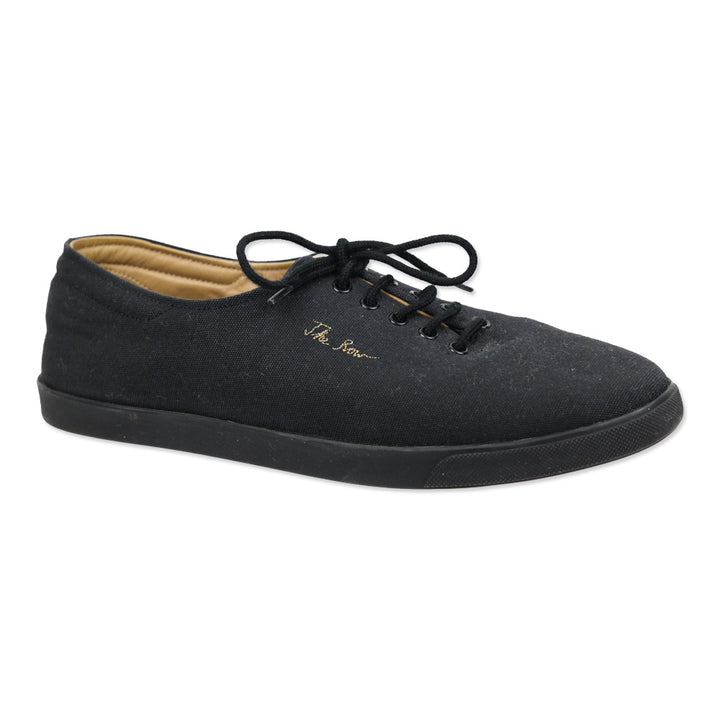 The Row Dean Black Canvas Sneaker