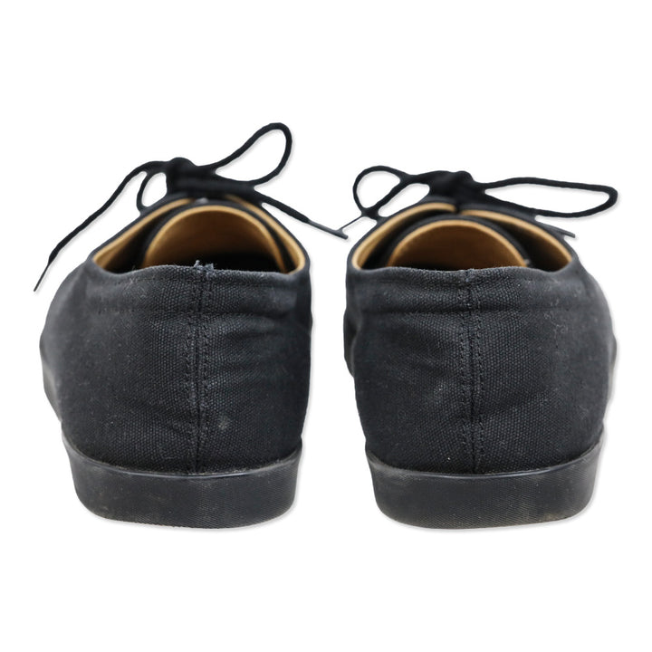 The Row Dean Black Canvas Sneaker