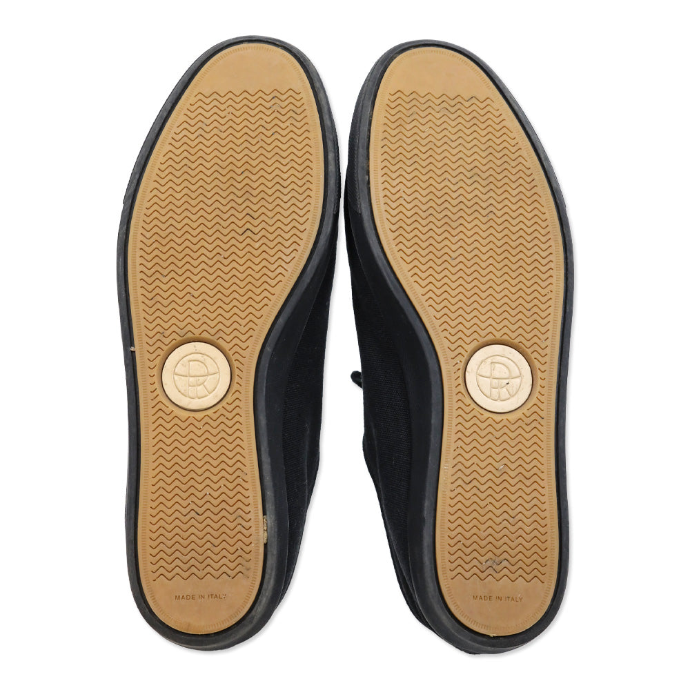 The Row Dean Black Canvas Sneaker
