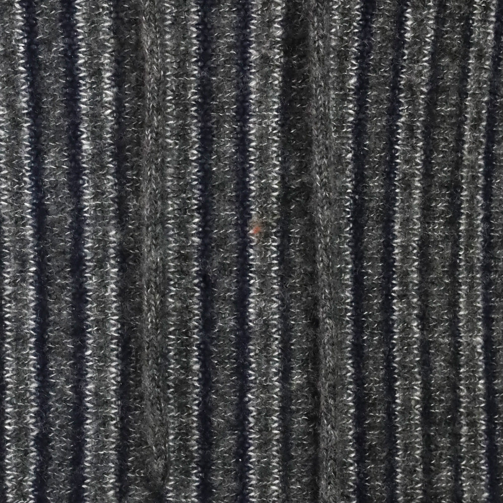 The Row Navy & Charcoal Striped Cashmere Silk Hoodie