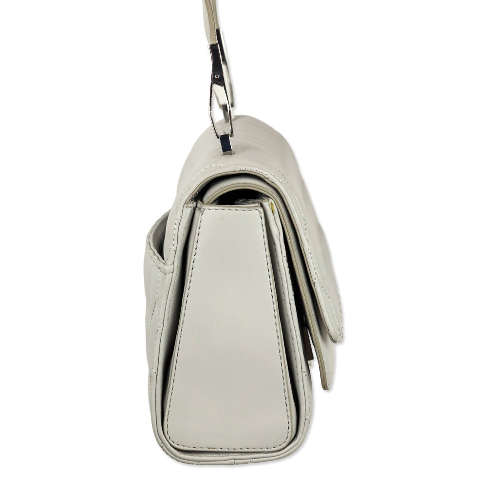 Theyskens' Theory Grey Sara ACAP Quilted Handbag