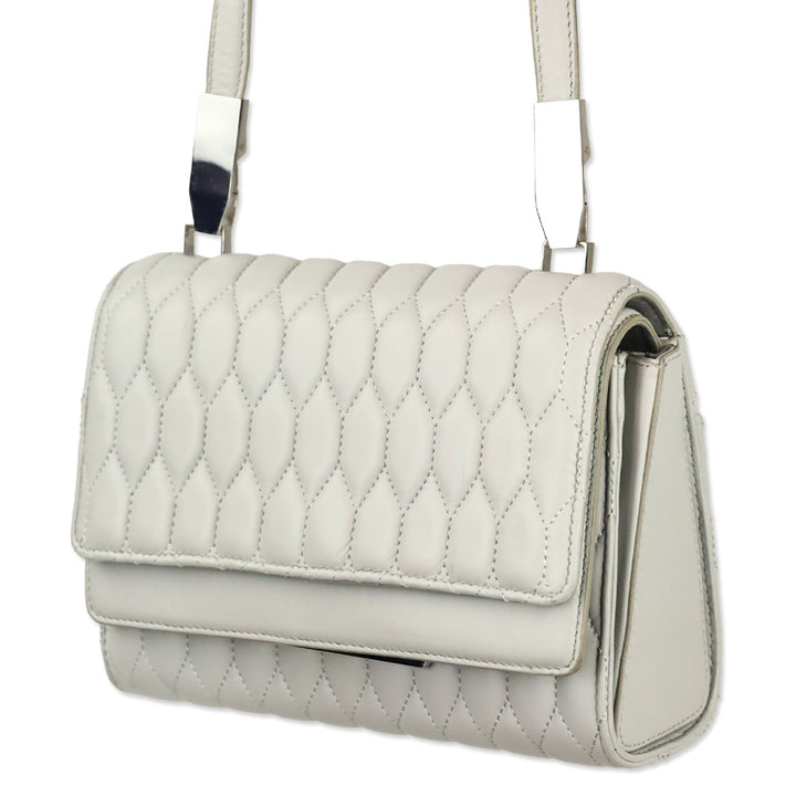 Theyskens' Theory Grey Sara ACAP Quilted Handbag