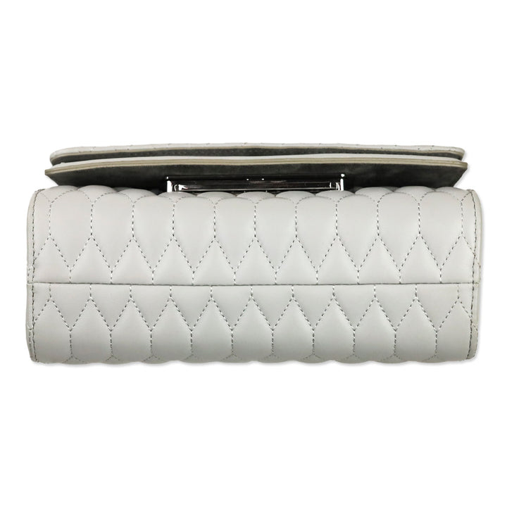 Theyskens' Theory Grey Sara ACAP Quilted Handbag