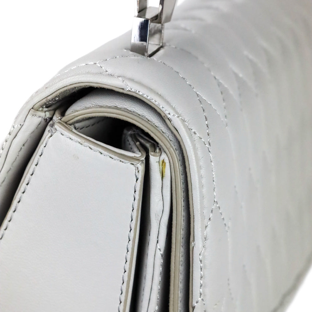 Theyskens' Theory Grey Sara ACAP Quilted Handbag