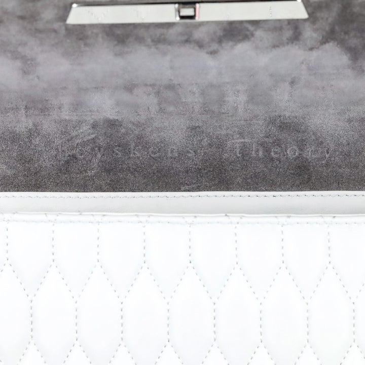 Theyskens' Theory Grey Sara ACAP Quilted Handbag