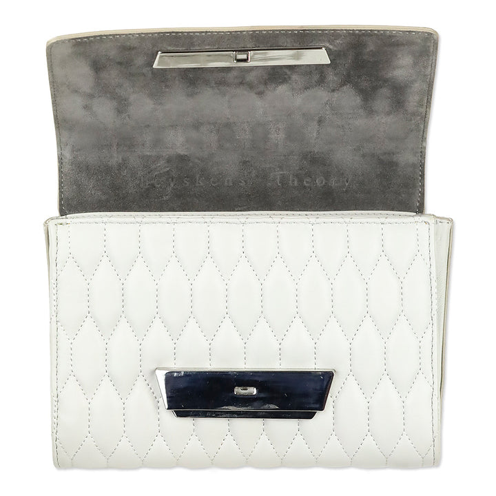 Theyskens' Theory Grey Sara ACAP Quilted Handbag