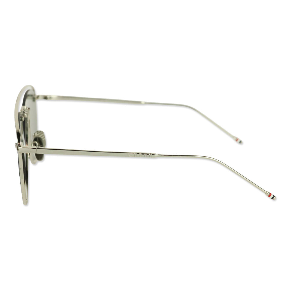 Thom Browne TBS113 01-Z Silver Aviator Sunglasses