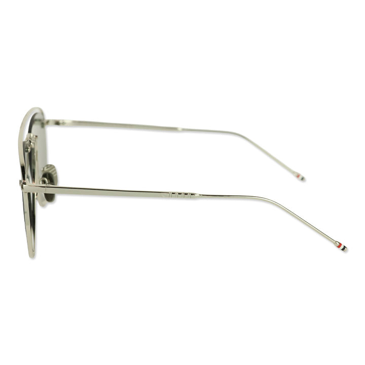 Thom Browne TBS113 01-Z Silver Aviator Sunglasses