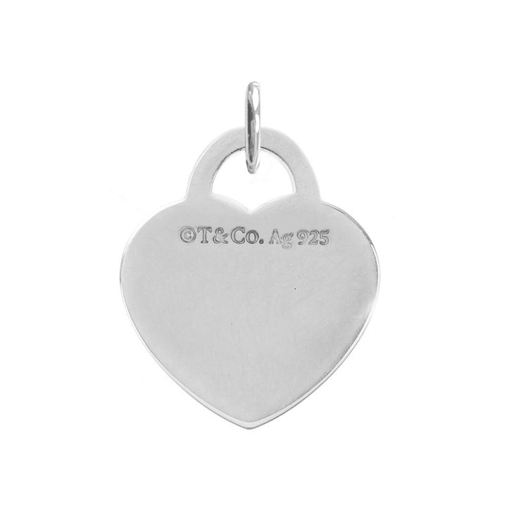 Tiffany & Co. Sterling Silver Mini Heart Tag Pendant