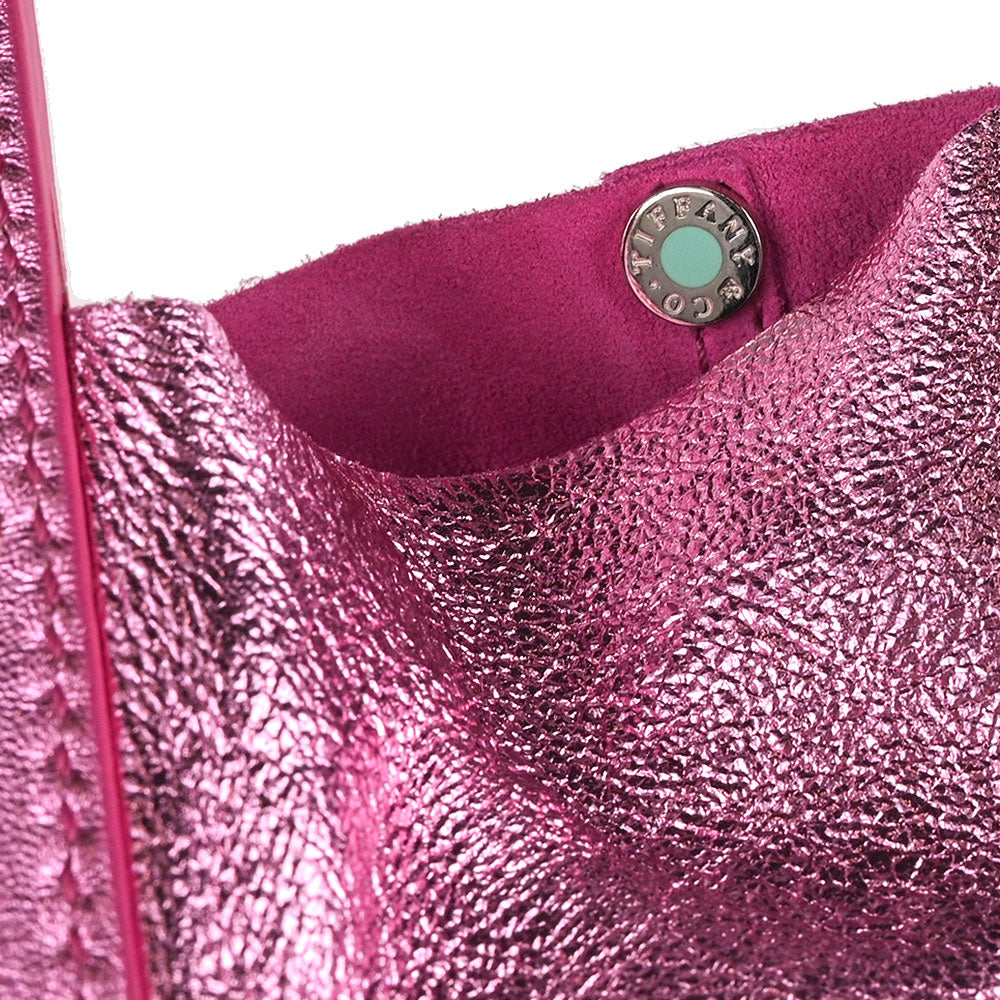 Tiffany & Co. Pink Reversible Small Tote Bag