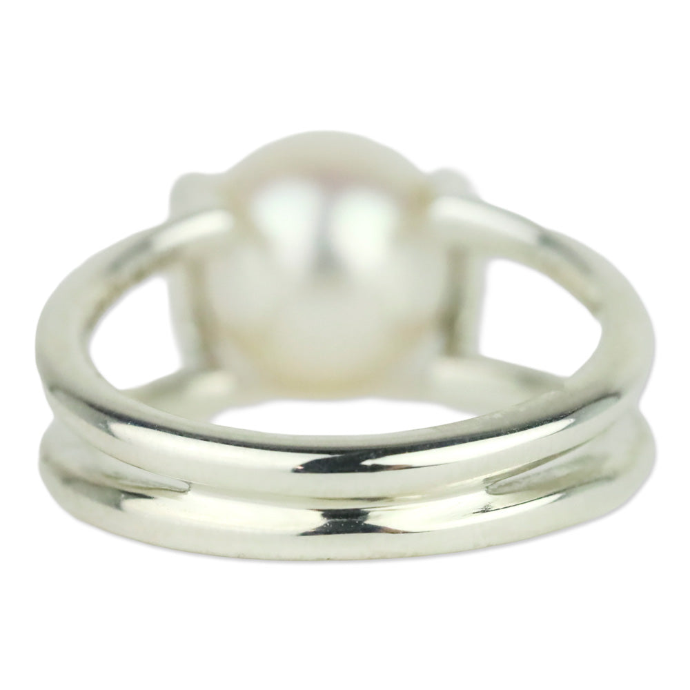 Tiffany HardWear Freshwater Pearl Ring in Sterling Silver