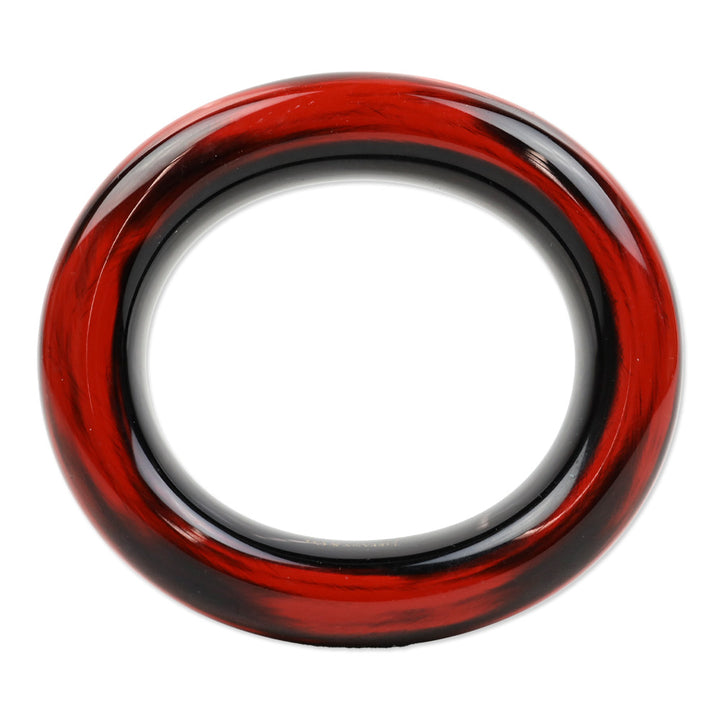 Tiffany & Co. Elsa Peretti® Red/Black Lacquer Bangle