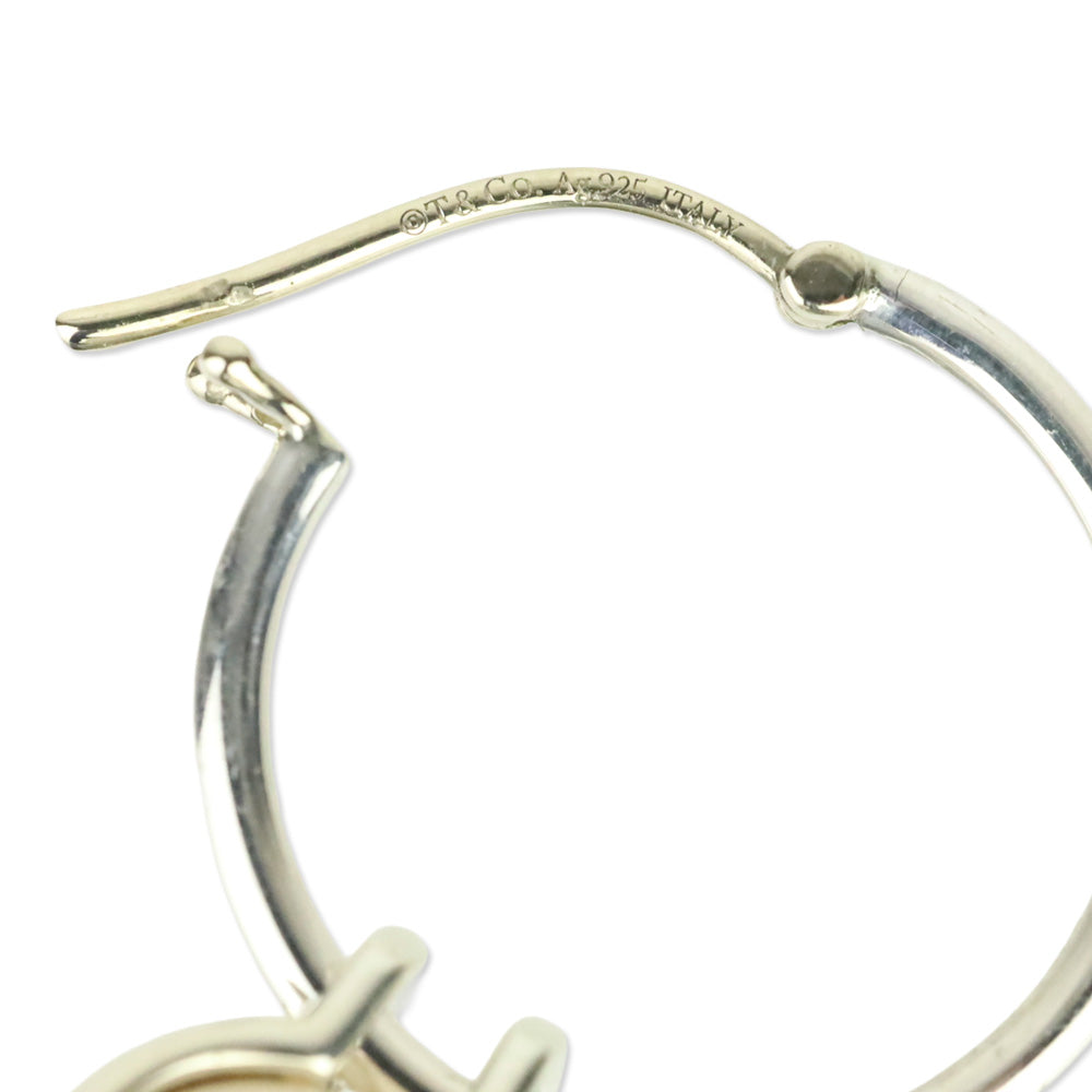 Tiffany & Co. HardWear Pearl Hoop Earrings in Sterling Silver