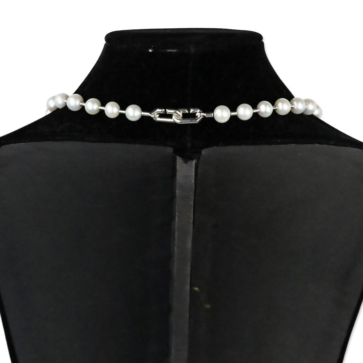 Tiffany & Co. HardWear Pearl Lock Necklace in Sterling Silver