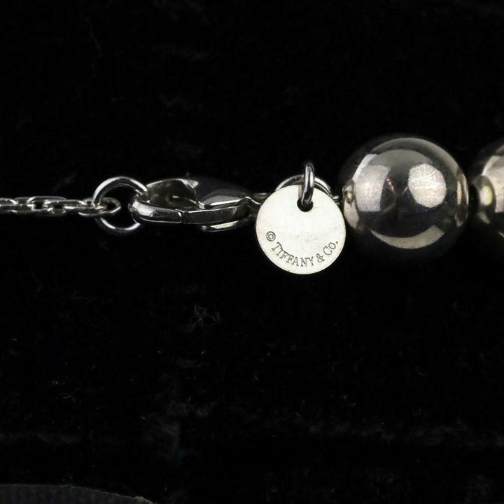 Tiffany & Co. HardWear Sterling Silver 8 MM Bead Ball Necklace