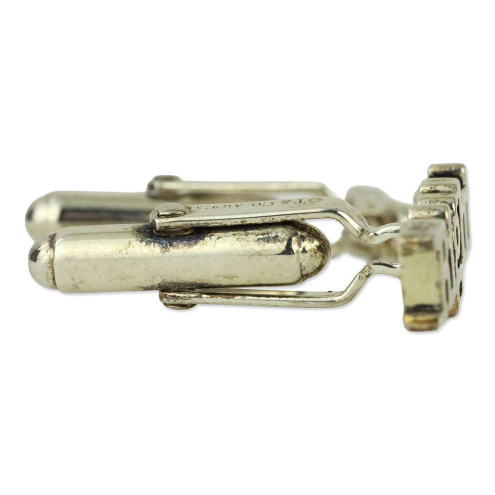 Tiffany & Co. Right Love 'A.B.D.' 925 Cufflinks