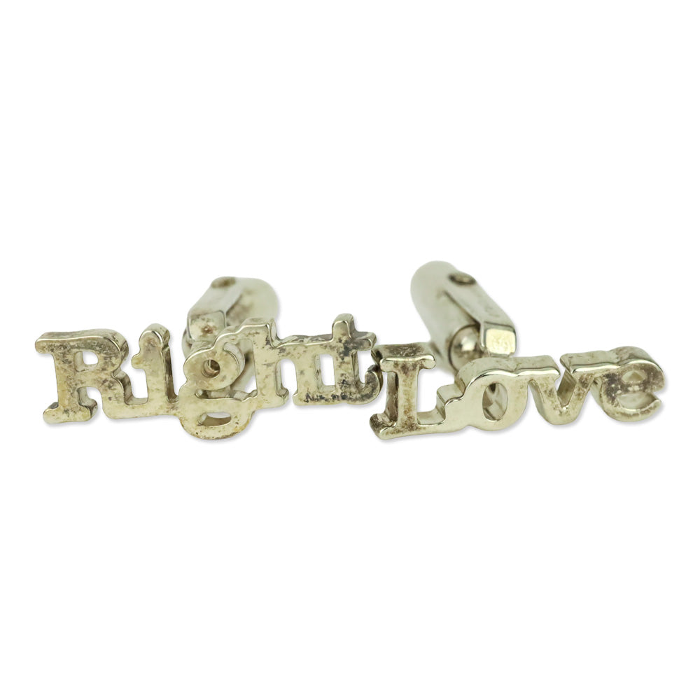 Tiffany & Co. Right Love 'A.B.D.' 925 Cufflinks