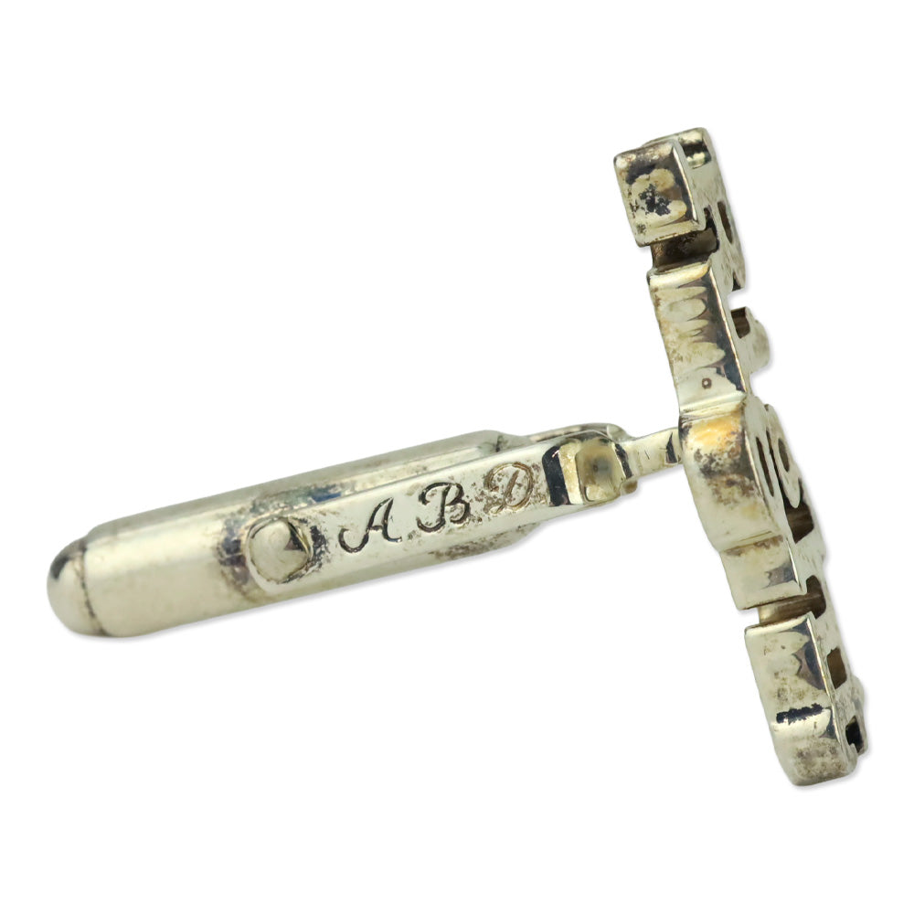 Tiffany & Co. Right Love 'A.B.D.' 925 Cufflinks