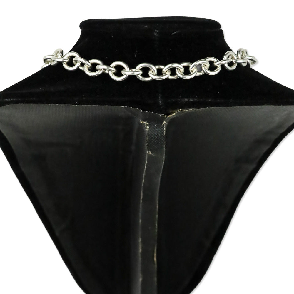 Tiffany & Co. Sterling Silver Heart Tag Toggle Chain Necklace