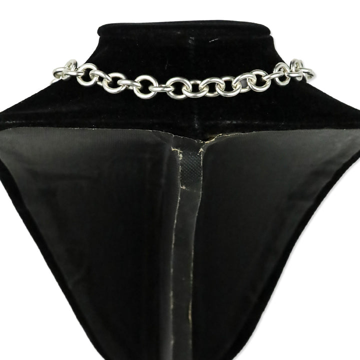 Tiffany & Co. Sterling Silver Heart Tag Toggle Chain Necklace