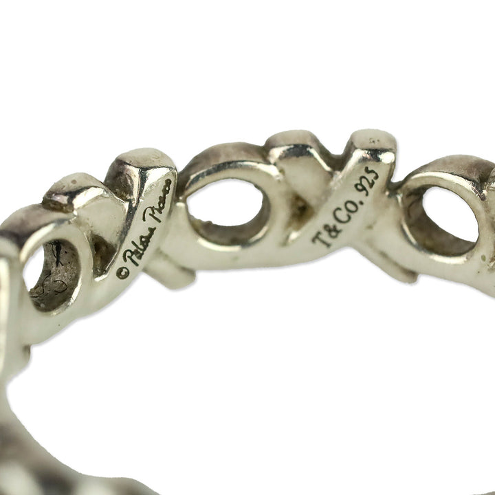 Tiffany & Co. Sterling Silver Paloma Picasso XOXO Band Ring