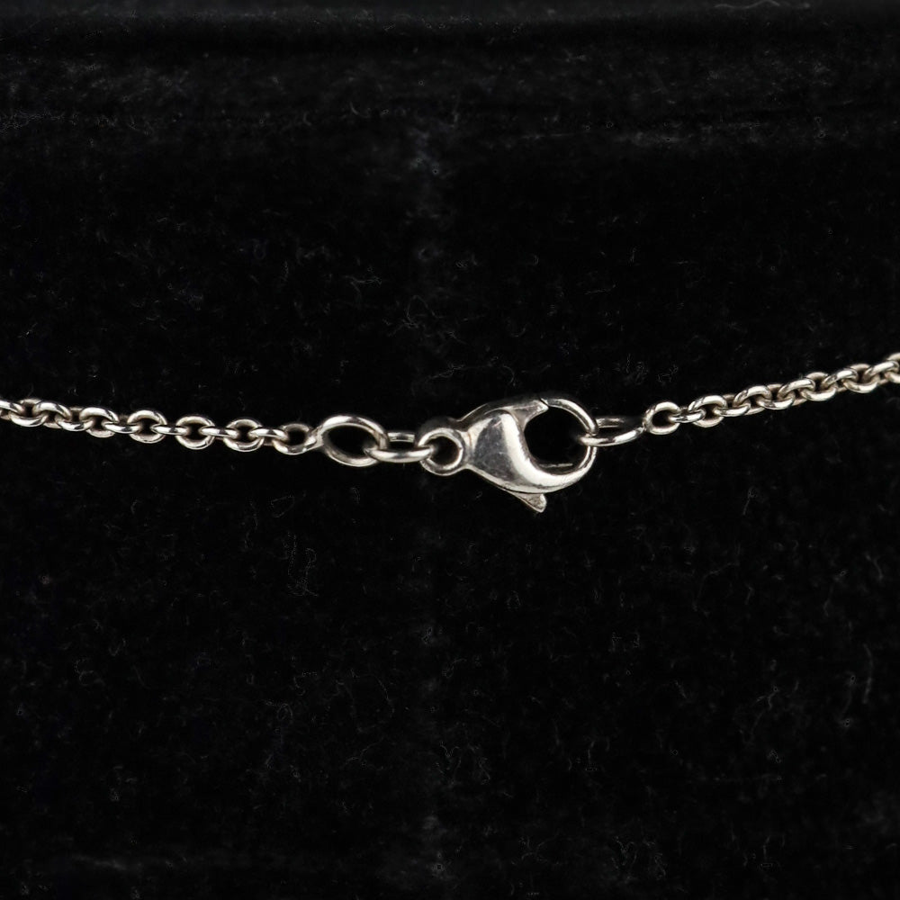 Tiffany & Co. Sterling Silver Triple Disc Circle Drop Pendant Necklace