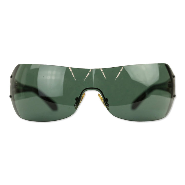 Tiffany & Co Green Tinted Atlas Shield Sunglasses