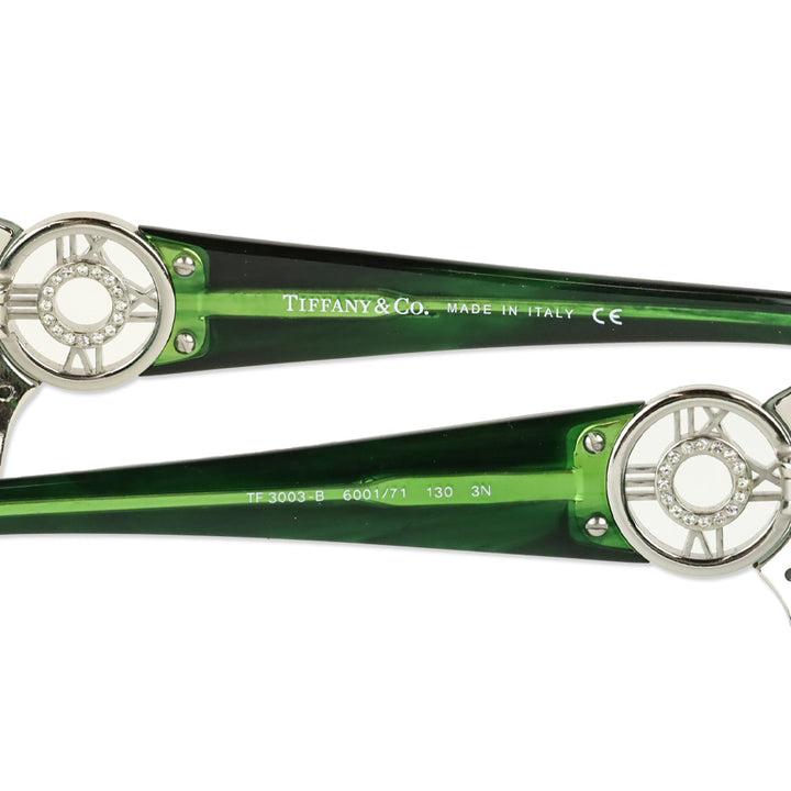 Tiffany & Co Green Tinted Atlas Shield Sunglasses