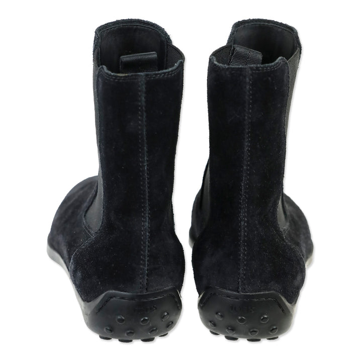 Tod's Black Suede Chelsea Driving Boot